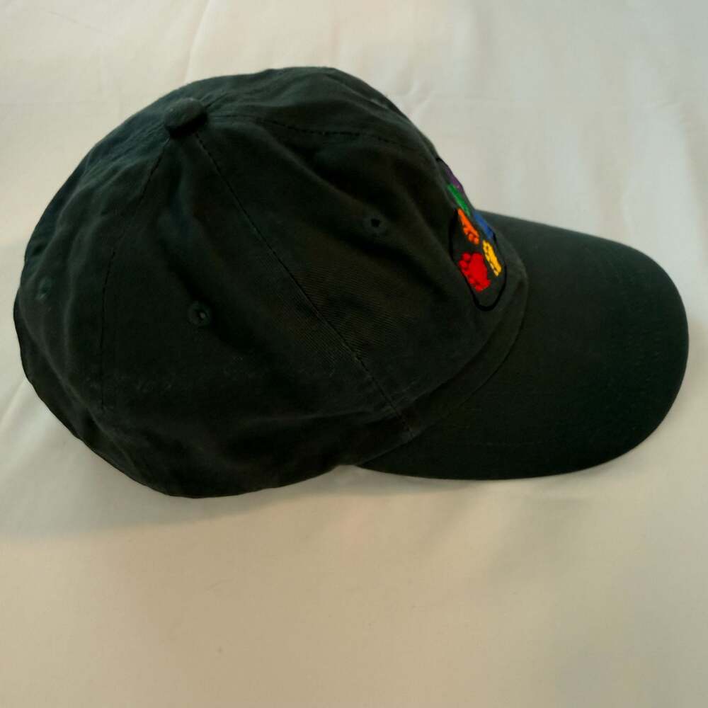 Vintage Daystone Pride Rainbow Paw Prints Cotton Dad Hat - Picture 5 of 10